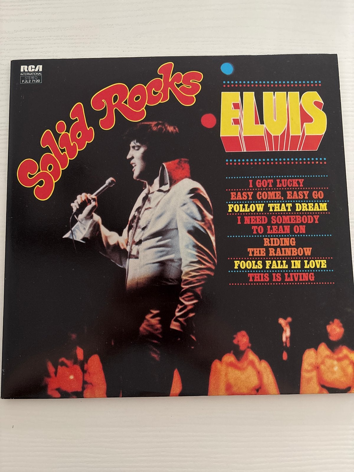 Elvis Presley - Solid Rocks LP (RCA International), Ophalen of Verzenden, Zo goed als nieuw, Cd of Plaat