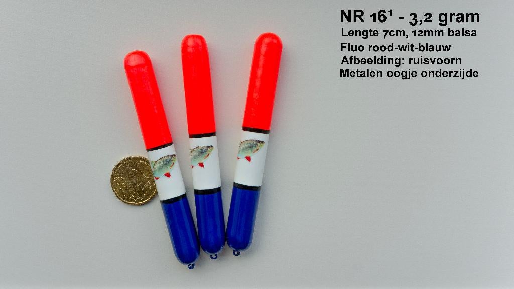 KARPERDOBBER HANDBUILT NR. 16¹ / 3,2 gram, Ophalen of Verzenden, Nieuw, Dobber of Lood
