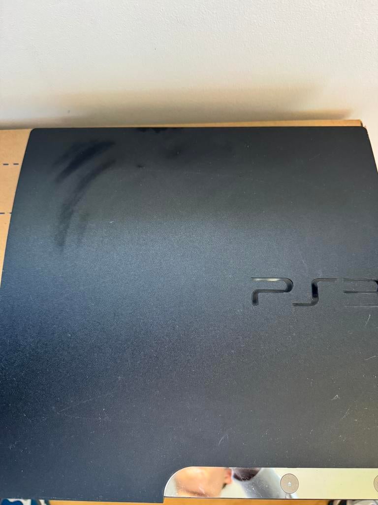 Ps 3 met controller en games, Spelcomputers en Games, Super Slim, Met 1 controller, Gebruikt, Met games