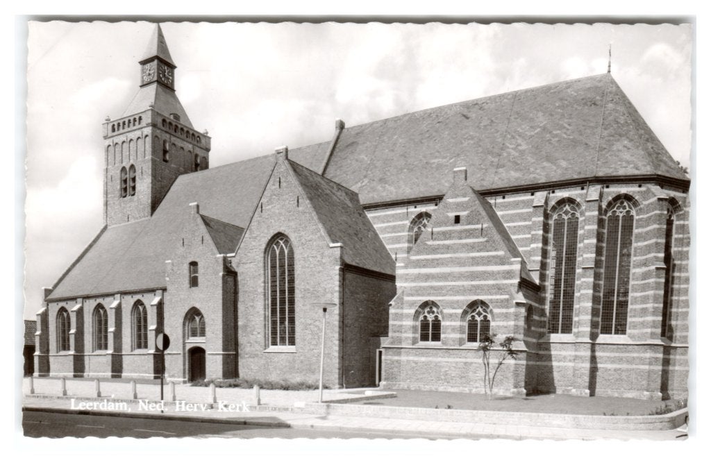Leerdam, Ned. Herv. Kerk, Ophalen of Verzenden, 1940 tot 1960, Ongelopen, Utrecht