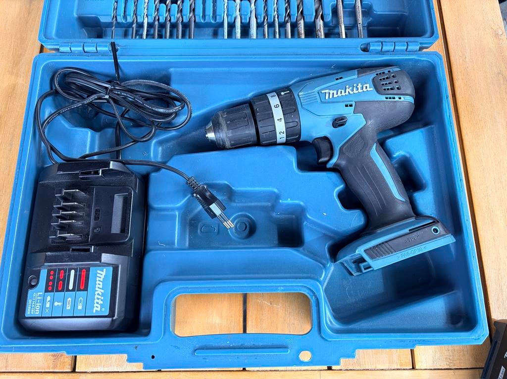 Makita accuboor machine DHP 347 D, Ophalen of Verzenden, Zo goed als nieuw, Boor- en Schroefmachine