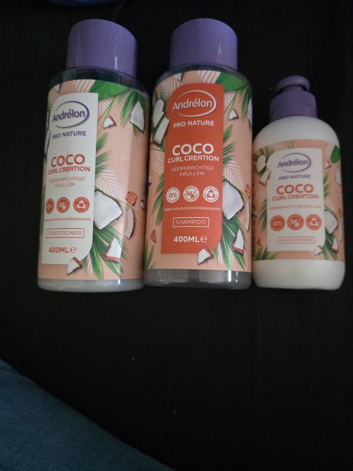 Andrélon Coco Curl  set: Shampoo, Conditioner, Leave-in, Ophalen of Verzenden, Nieuw, Shampoo of Conditioner