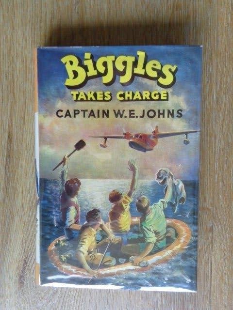 Biggles Takes Charge (1e Engelse druk uit 1956), Ophalen of Verzenden, Zo goed als nieuw, W.E. Johns
