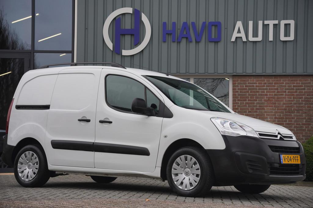 Citroën Berlingo 1.6 VTi, AIRCO, 3-ZITS, CRUISE CONTROL, MA, Auto's, Bestelauto's, Voorwielaandrijving, Stof, Gebruikt, 4 cilinders