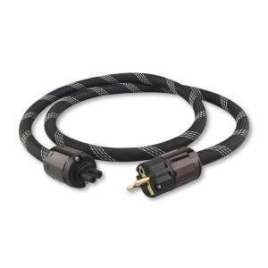Hifistudio Powercord zwart/grijs G 1 meter stroomkabel C7, Audio, Tv en Foto, Audiokabels en Televisiekabels, Nieuw, Overige kabels