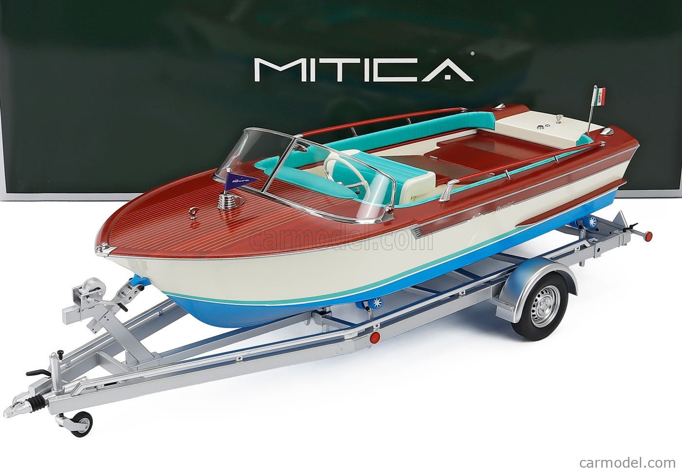 1-18 Riva Junior 1966 met trailer., Ophalen of Verzenden, Zo goed als nieuw, Overige merken
