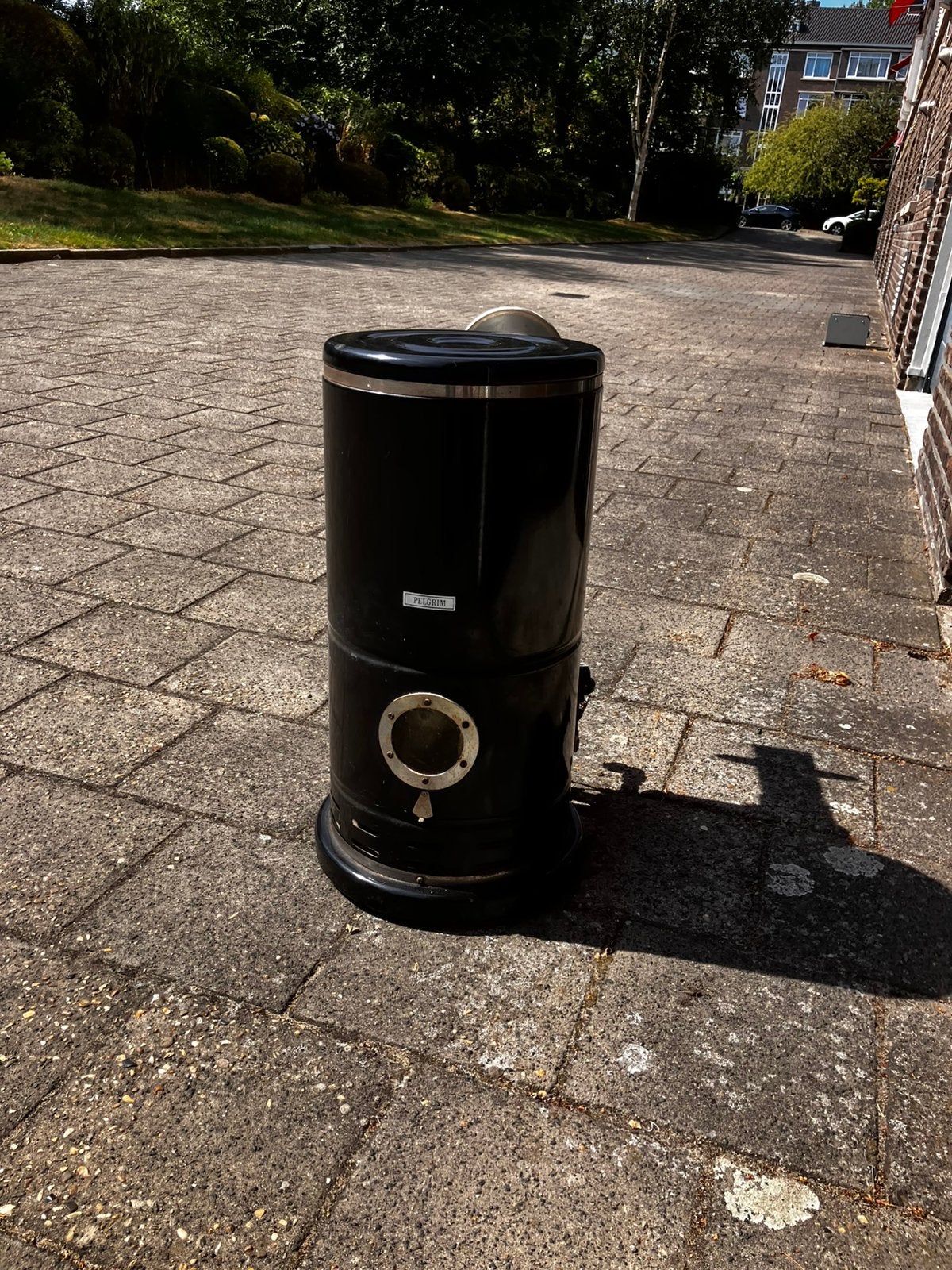 Pelgrim potkachel op gas. Sixties strak ontwerp, Ophalen, Gebruikt, Gas, Gaskachel