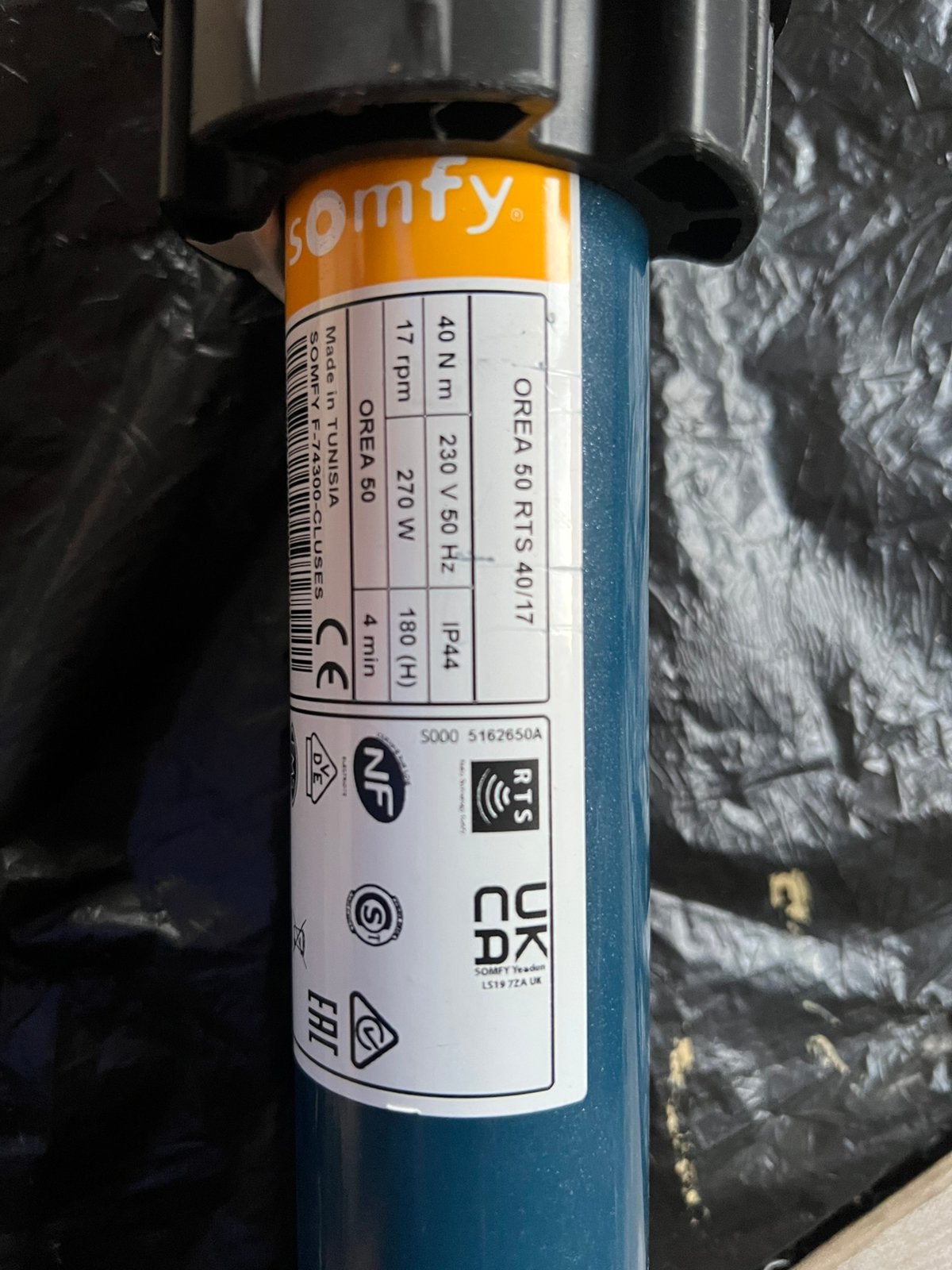 Foto 3 van Somfy Orea 50 buismotor voor rolluik of zonnescherm