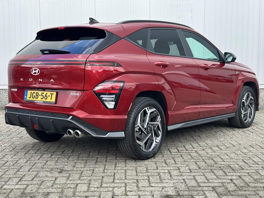 Hyundai Kona 1.6 GDI HEV N Line / N-Line interieur & Exterie, Auto's, Hyundai, 137 pk, Gebruikt, Euro 6, 1110 kg