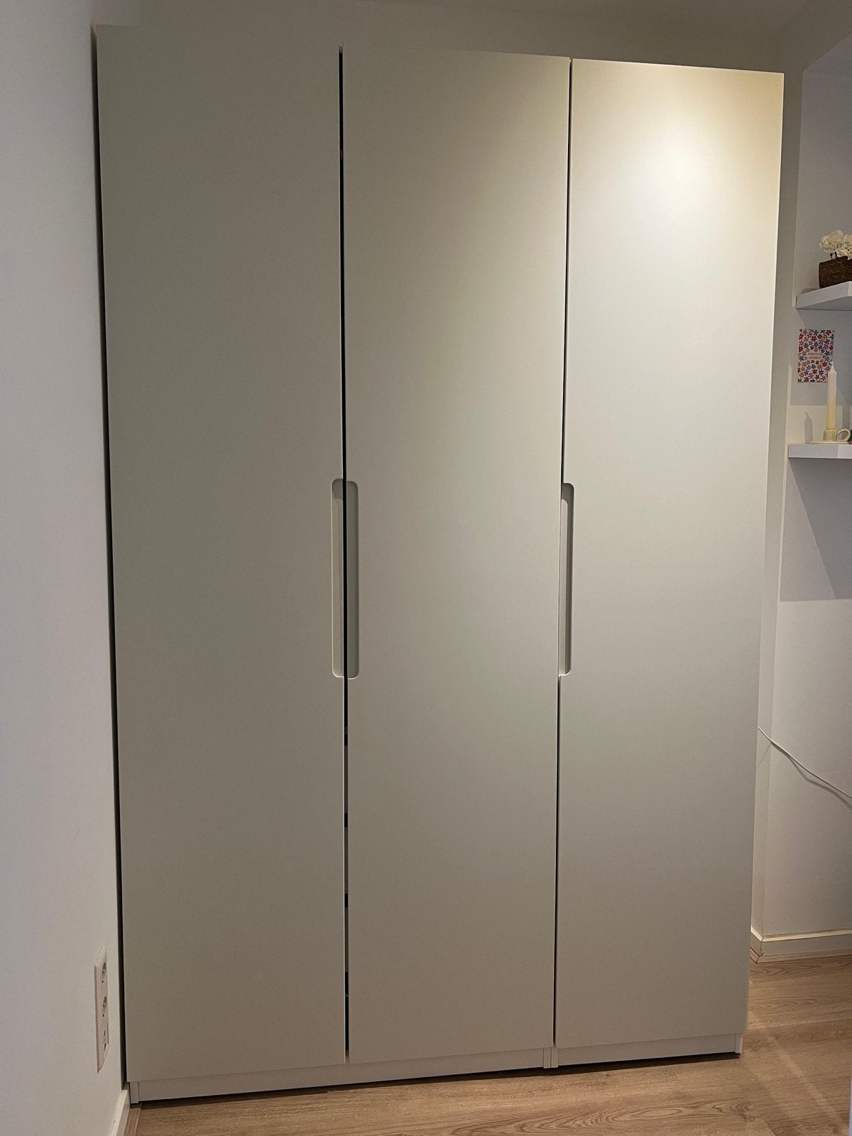 IKEA PAX/TONSTAD Kledingkast - 3 deuren, lades en planken, Ophalen, 100 tot 150 cm, 200 cm of meer, Overige houtsoorten