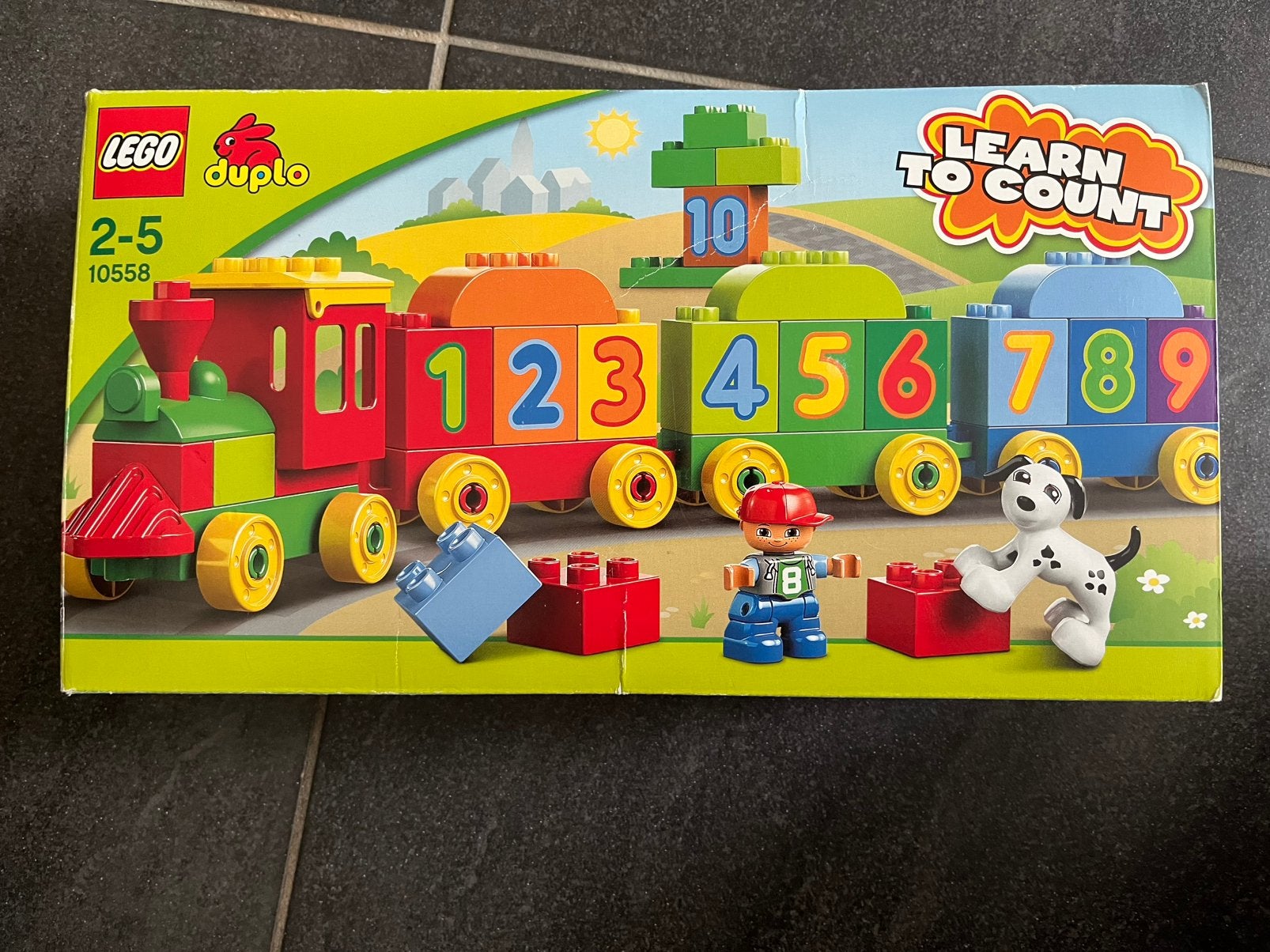 Duplo 10558 trein met cijfers, Ophalen of Verzenden, Zo goed als nieuw, Duplo