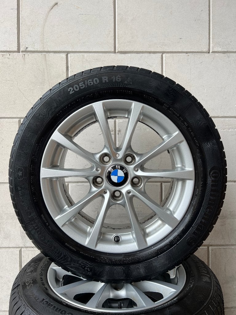 Winterset BMW 3 serie velgen met winterbanden 16 inch, Auto-onderdelen, Banden en Velgen, Ophalen, Gebruikt, 16 inch, Banden en Velgen