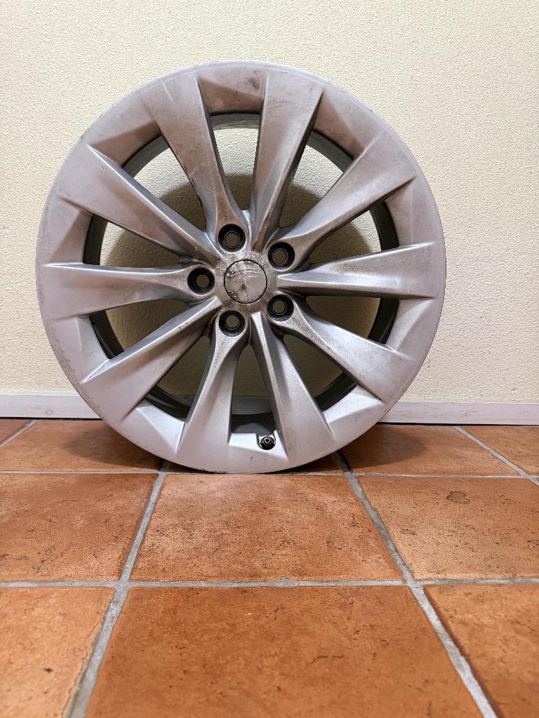 Originele Tesla S velgen 19 inch, Set 4 velgen, Auto-onderdelen, Banden en Velgen, Velg(en), Winterbanden, Personenwagen, Ophalen