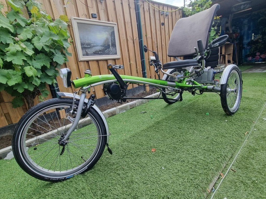 Elektrische Van Raam Driewieler met middenmotor/Unieke Type!, Fietsen en Brommers, Fietsen | Driewielfietsen, Ophalen of Verzenden