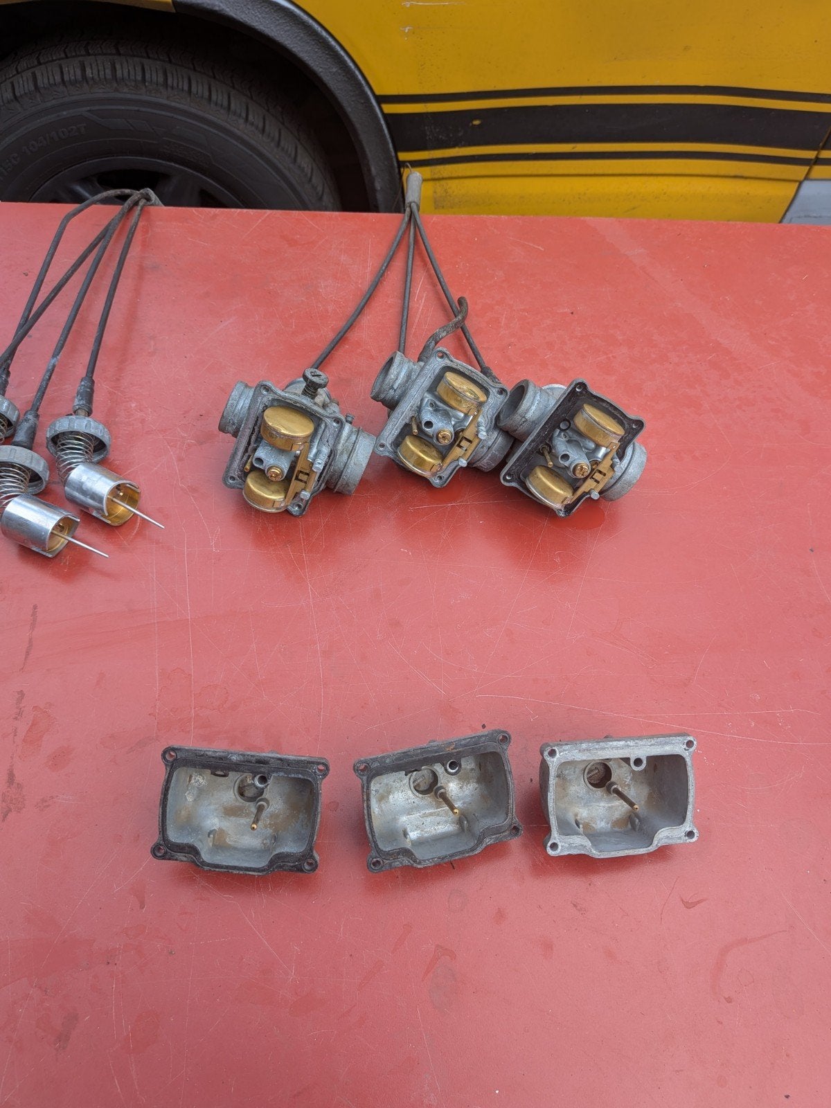 Suzuki GT380 carburateurs., Motoren, Ophalen of Verzenden