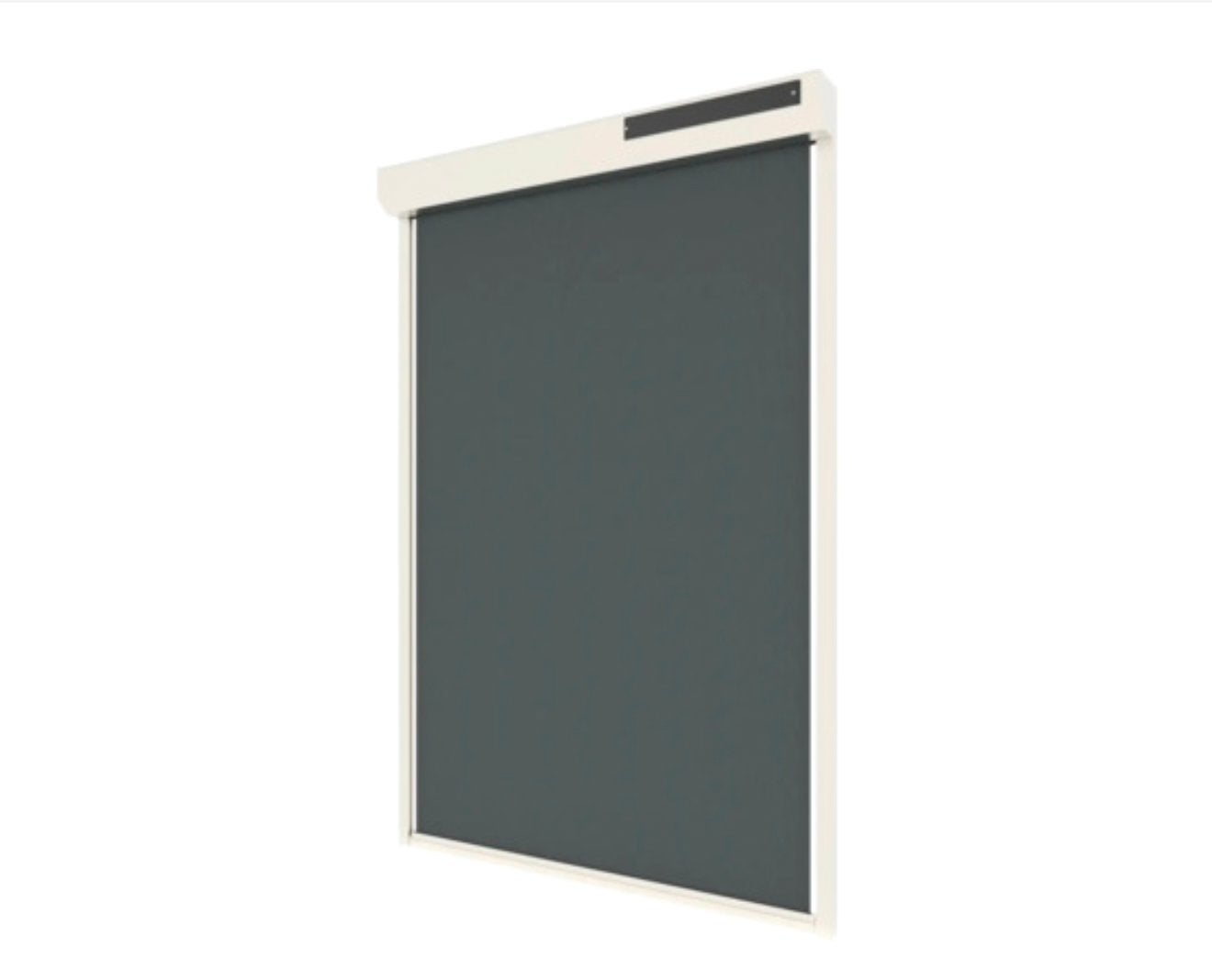Somfy Solar Screen RS100 io - Grijs-Zwart 148x258cm, Ophalen, Minder dan 250 cm, 150 tot 300 cm, Screen