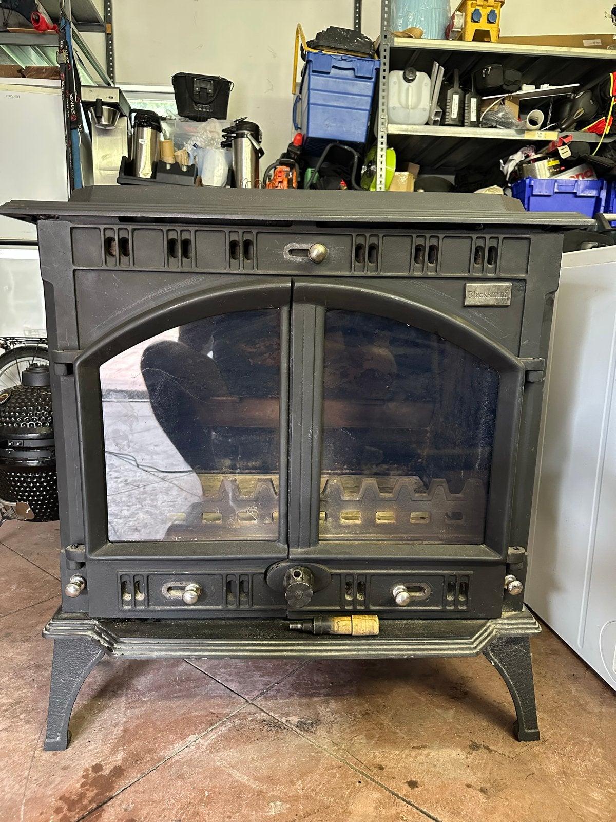 Blacksmith Hout/CV kachel, Ophalen, Gebruikt, Houtkachel, Vrijstaand