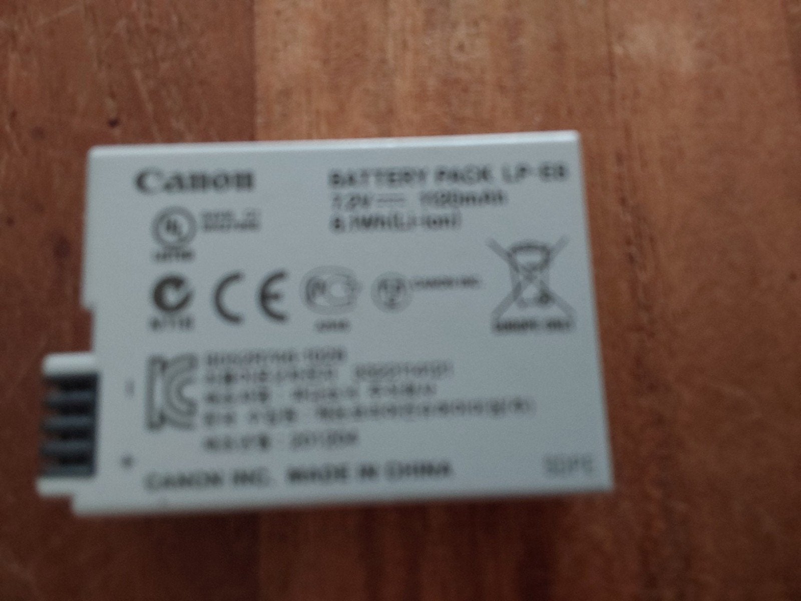 Canon LP-E8 Batterij - Zo goed als nieuw, Ophalen of Verzenden, Zo goed als nieuw
