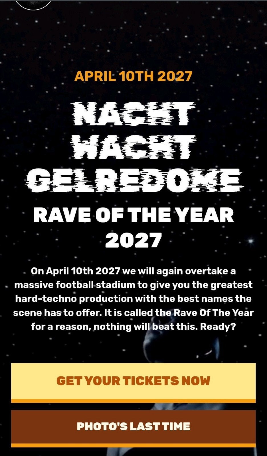 2 tickets + kluisje nachtwacht gelredome, Twee personen