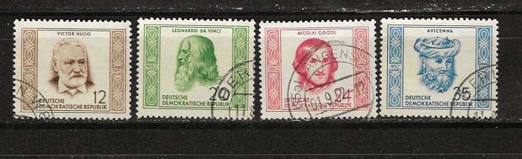 DDR 311-314, Postzegels en Munten, Ophalen of Verzenden, DDR, Gestempeld