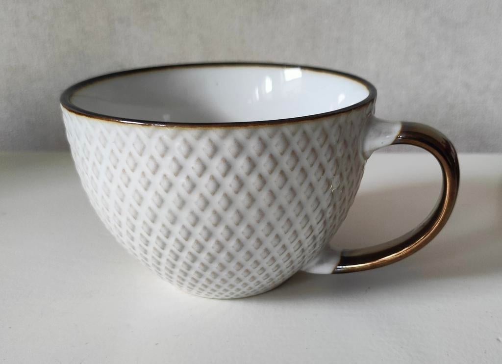 Mooie grote kop of mok voor thee, cappuccino, enz. van SIAKI, Huis en Inrichting, Keuken | Servies, Ophalen of Verzenden, Zo goed als nieuw