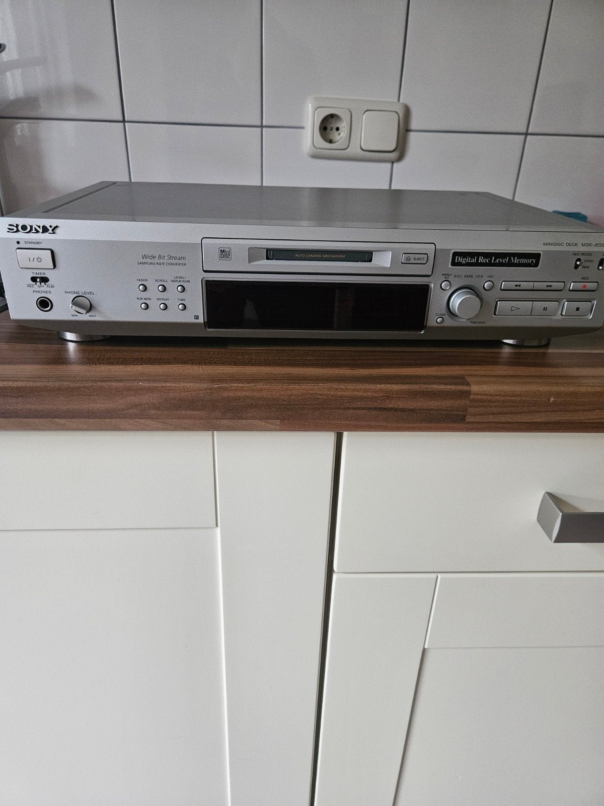 minidiscspeler sony mds-je520, Ophalen of Verzenden