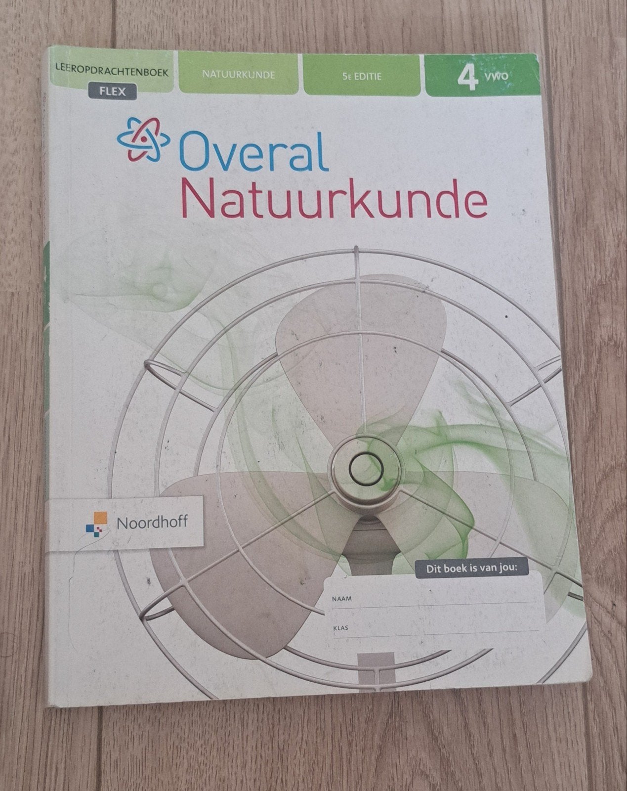 Overal Natuurkunde Leeropdrachtenboek 4 VWO 5e editie, Boeken, Gelezen, VWO, Natuurkunde, Noordhoff