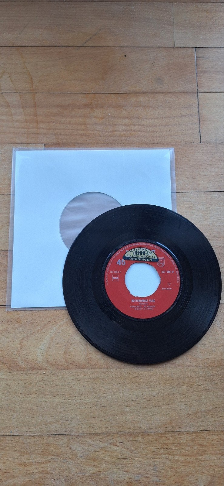 Draaiorgel De Arabier - Rotterdamse Vlag / K.L.M. Mars, Gebruikt, 7 inch, Ophalen of Verzenden, EP