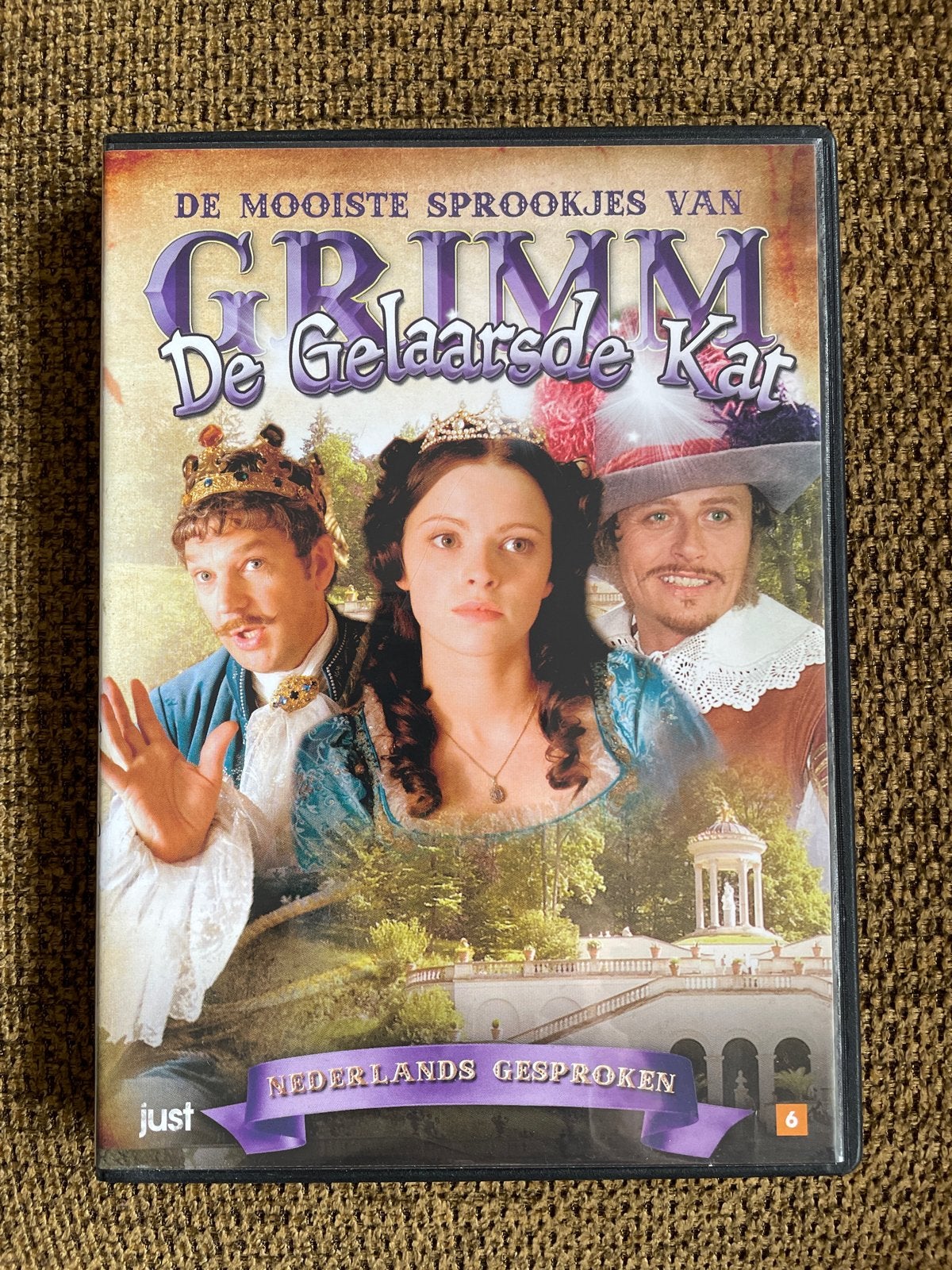 Grimm: De Gelaarsde Kat - dvd, Gebruikt, Vanaf 6 jaar, Sprookjes, Film