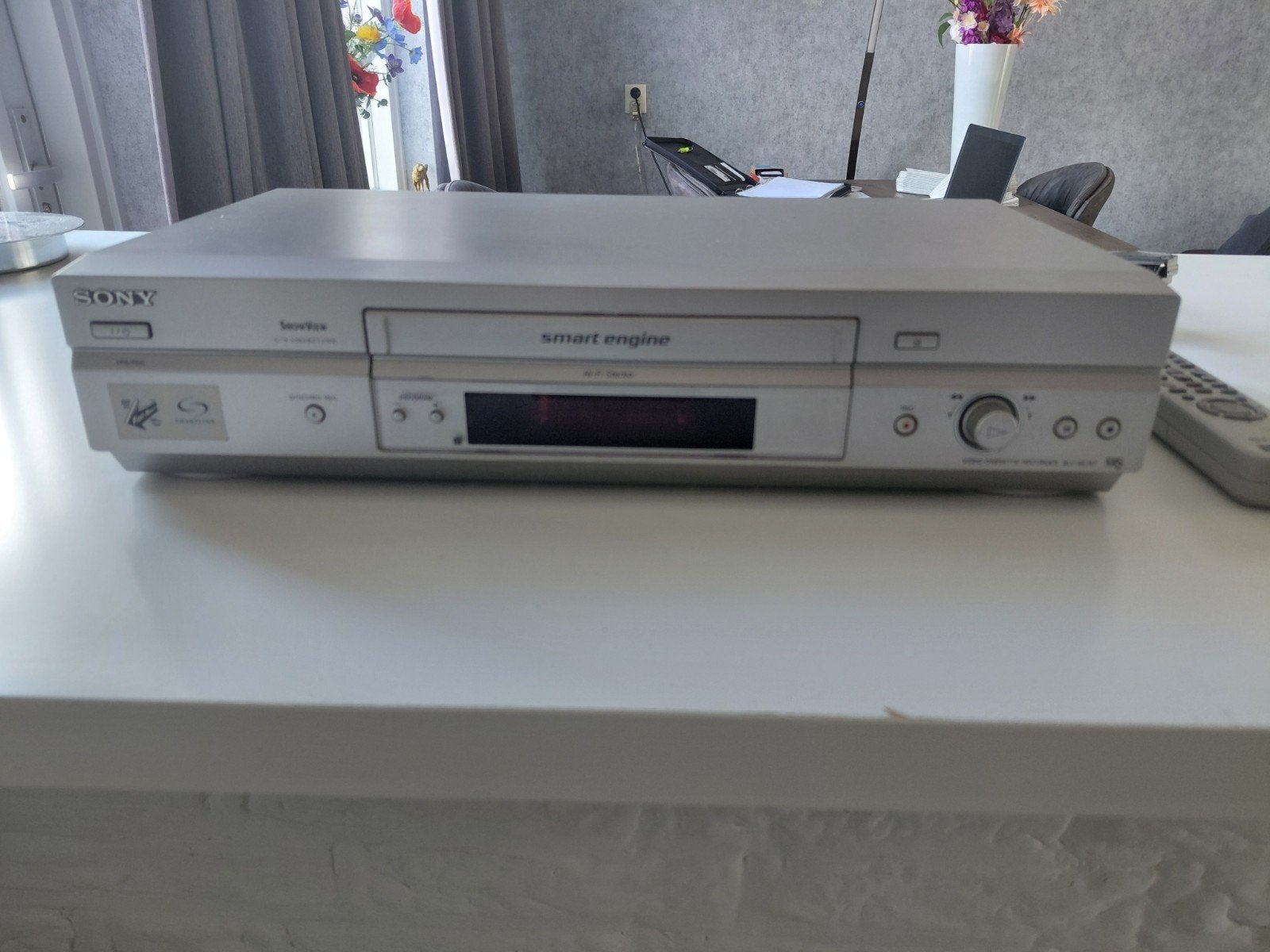 Sony SLV-SB747E VHS-speler met afstandsbediening, Ophalen of Verzenden, Gebruikt, VHS-speler of -recorder