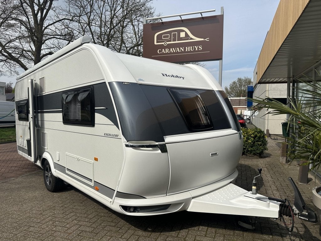 Hobby Excellent 560 CFE Incl. Mover & Luifel, Rondzit, Hobby, Bedrijf, Overige typen