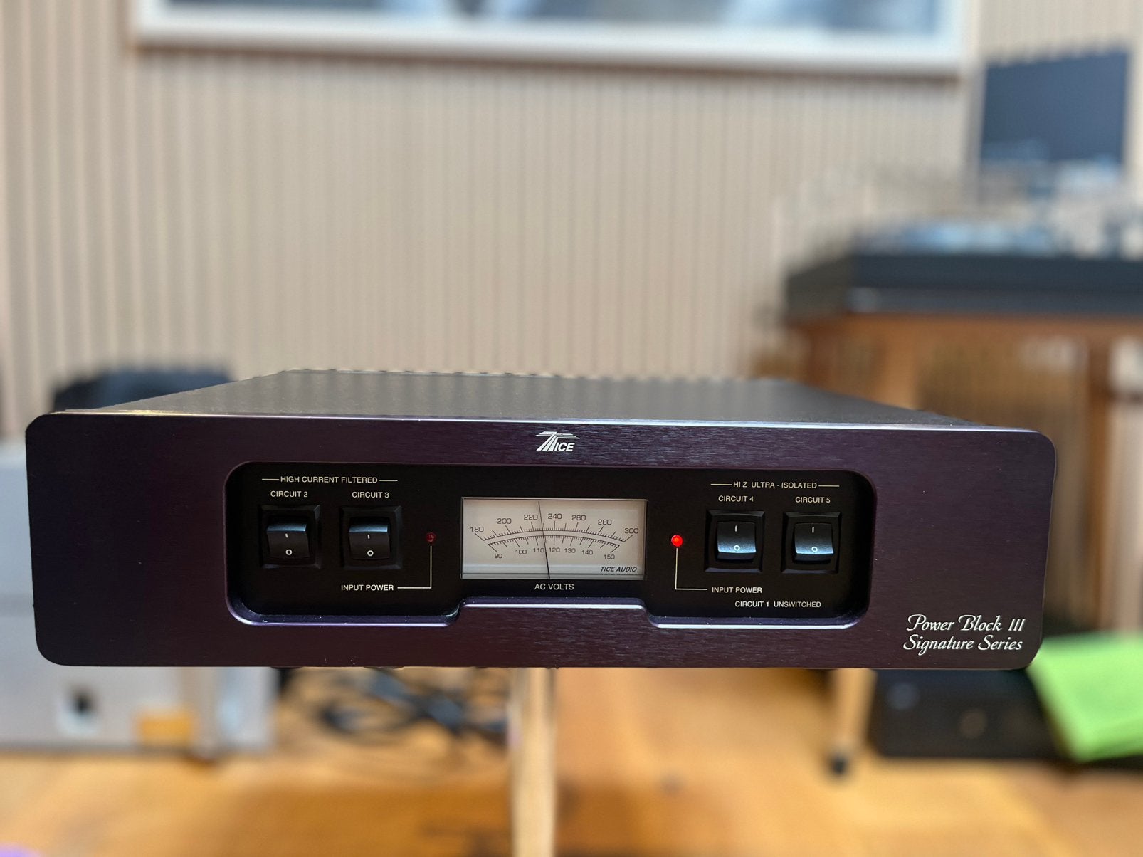 Tice Audio Power Block III Signature - High-End Netfilter, Ophalen of Verzenden, Zo goed als nieuw, 120 watt of meer, Overige merken