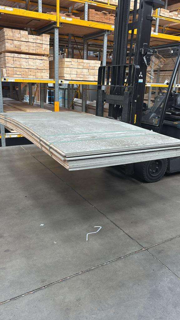 Garantplex platen 12mm - 310x153cm, Doe-het-zelf en Verbouw, Ophalen, Zo goed als nieuw, Multiplex, Minder dan 20 mm