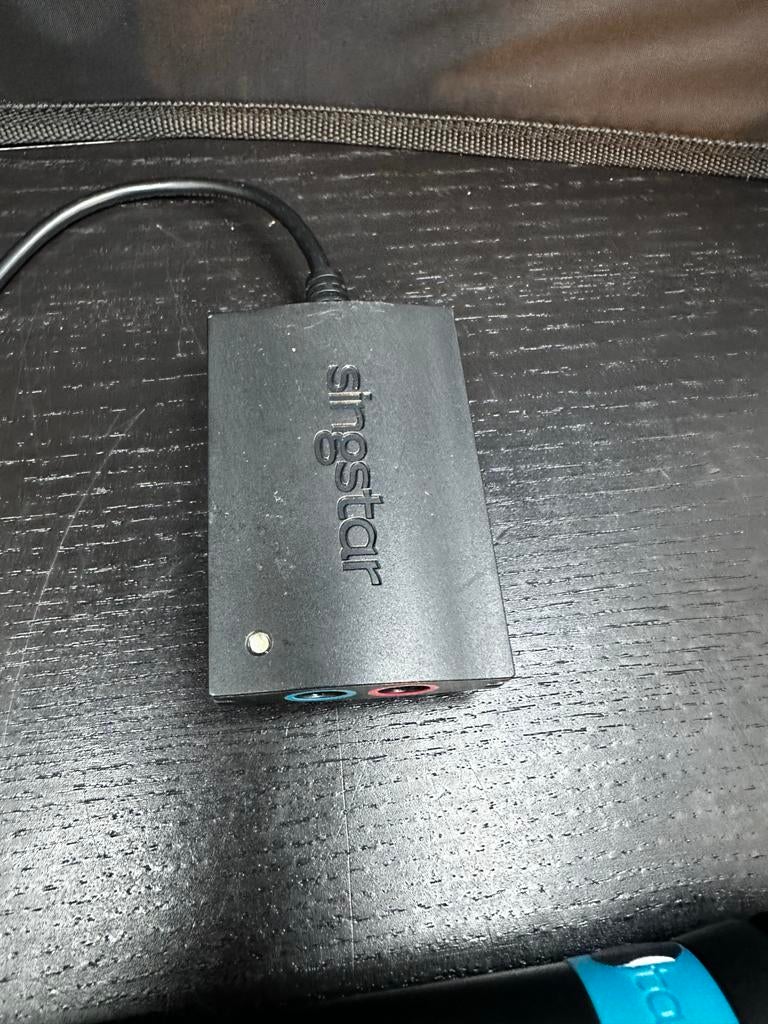 SingStar microfoons + USB adapter (PS2/PS3/PS4), F, Gebruikt, Z, Ophalen of Verzenden