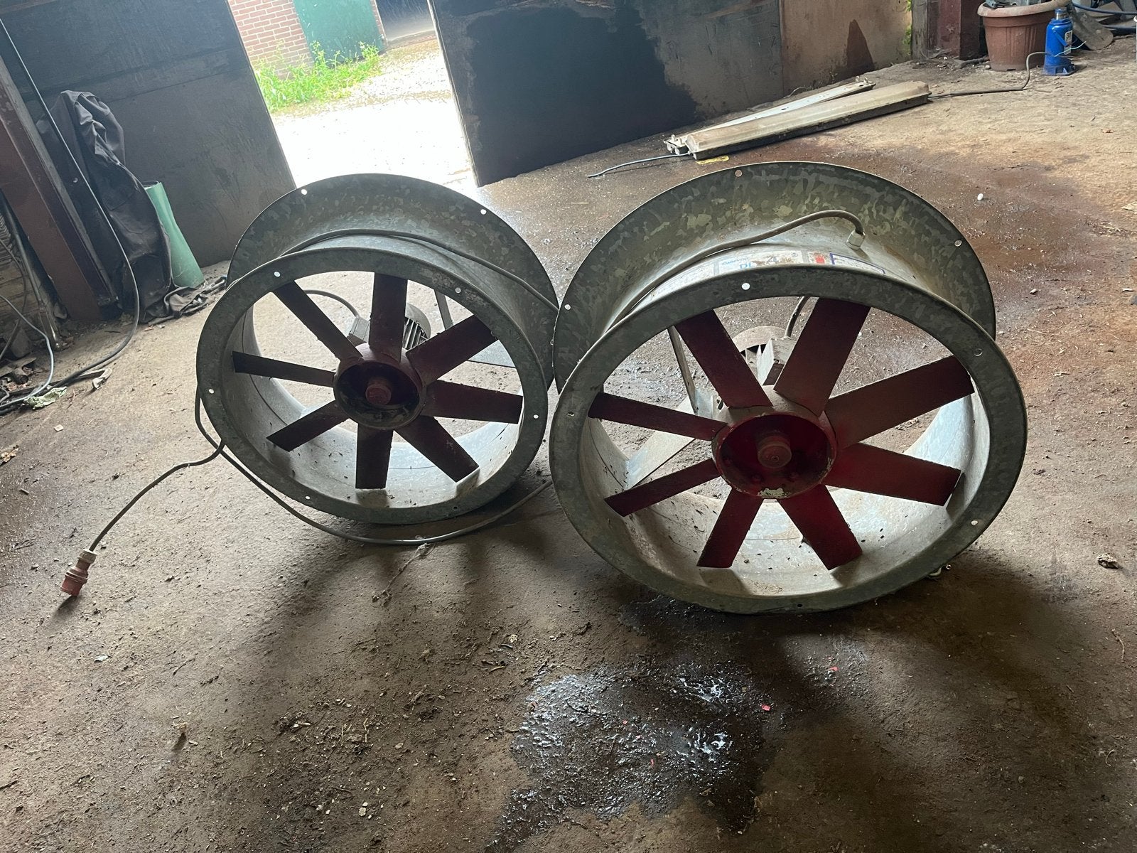 Stalventilatoren hoge capaciteit 70 cm waaier, Ophalen, Gebruikt, Overige