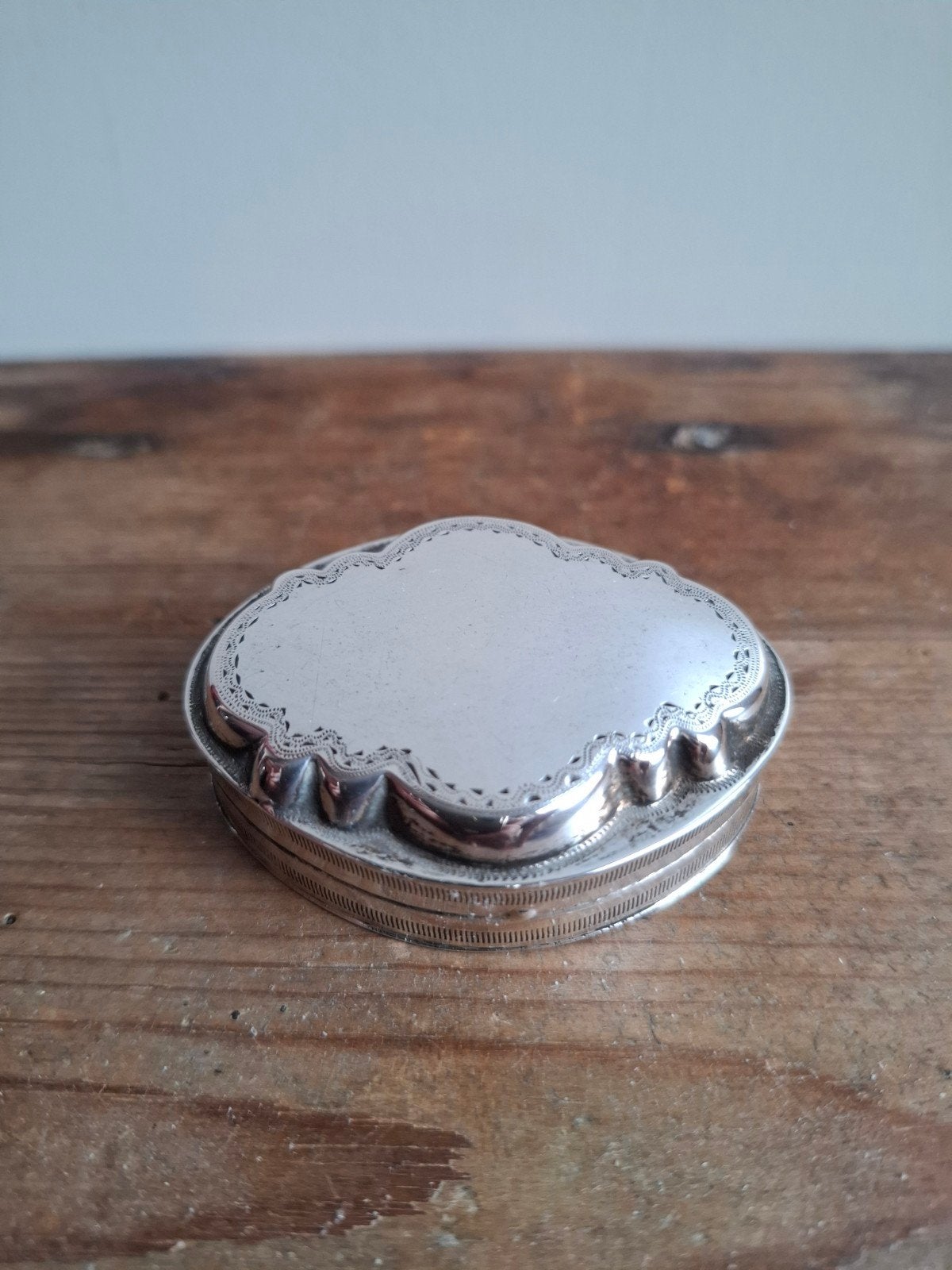 Antiek Zilveren Pepermuntdoosje Pillendoosje, Antiek en Kunst, Ophalen of Verzenden