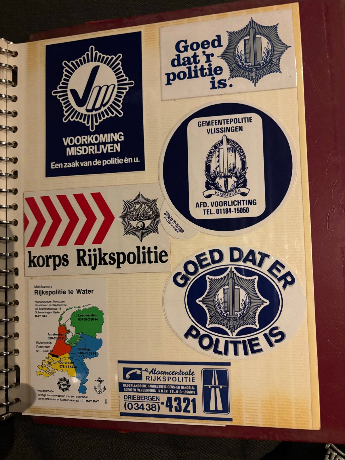 Unieke verzameling oude politie en verkeer stickers, Verzamelen, Ophalen of Verzenden, Nieuw, Overige typen