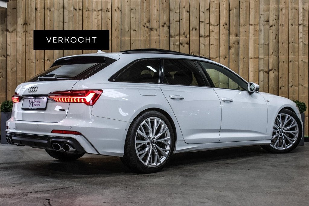 Audi A6 AVANT 55 TFSI Quattro S-Line *Pano*B&O Advanced*Acht, Automaat, Gebruikt, 2995 cc, 2000 kg