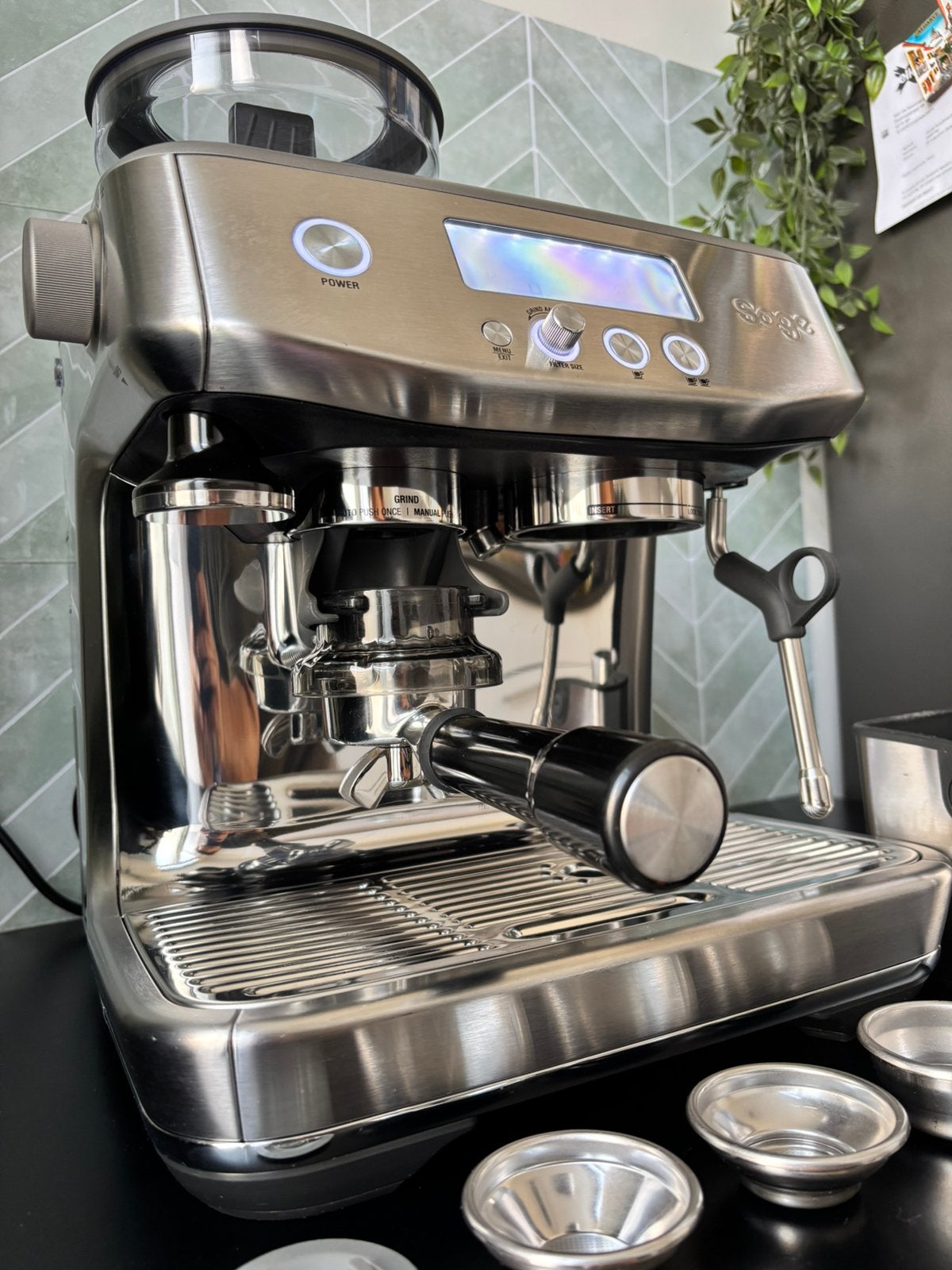 Sage Barista Pro – Zeer nette staat | Grondig gereinigd, Witgoed en Apparatuur, Ophalen, Espresso apparaat, Koffiebonen, Zo goed als nieuw