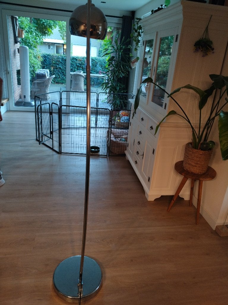 Staande lamp, Ophalen, Gebruikt, E27 (groot), Metaal
