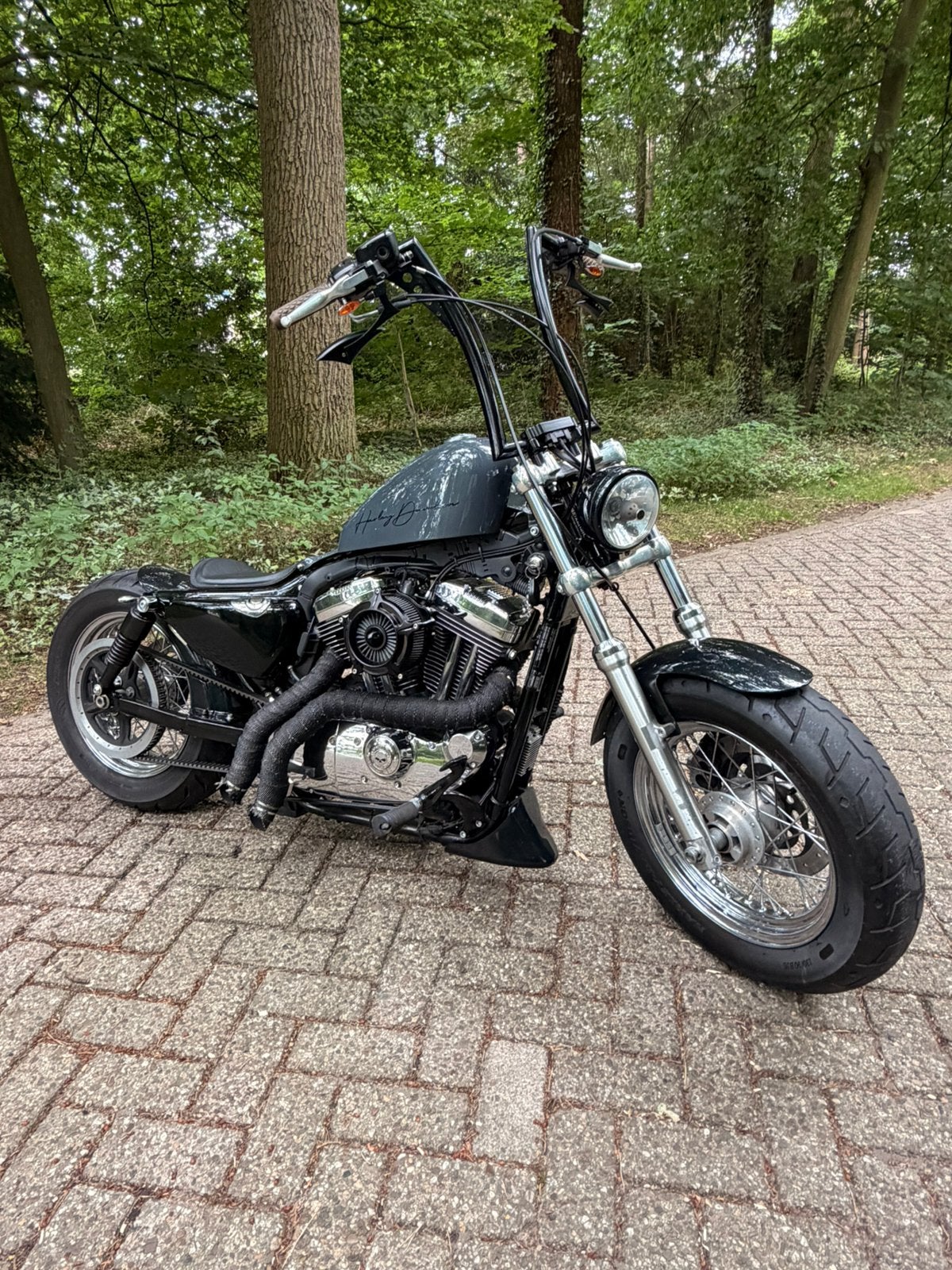 Harley-Davidson —> Moet weg!! Sportster 1200 Custom., Motoren, Motoren | Harley-Davidson, Particulier, Chopper, 2 cilinders, Occasion
