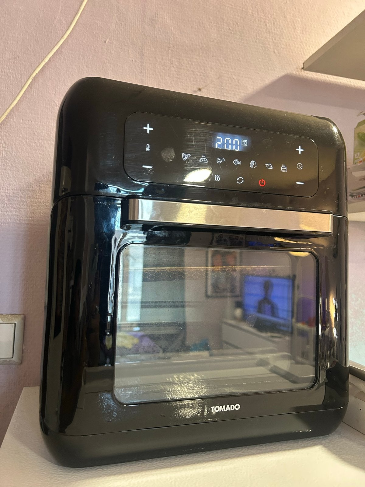 Tomado Mini-oven/Airfryer - Zo goed als nieuw, Minder dan 45 cm, Overige merken, Hete lucht, Ophalen of Verzenden