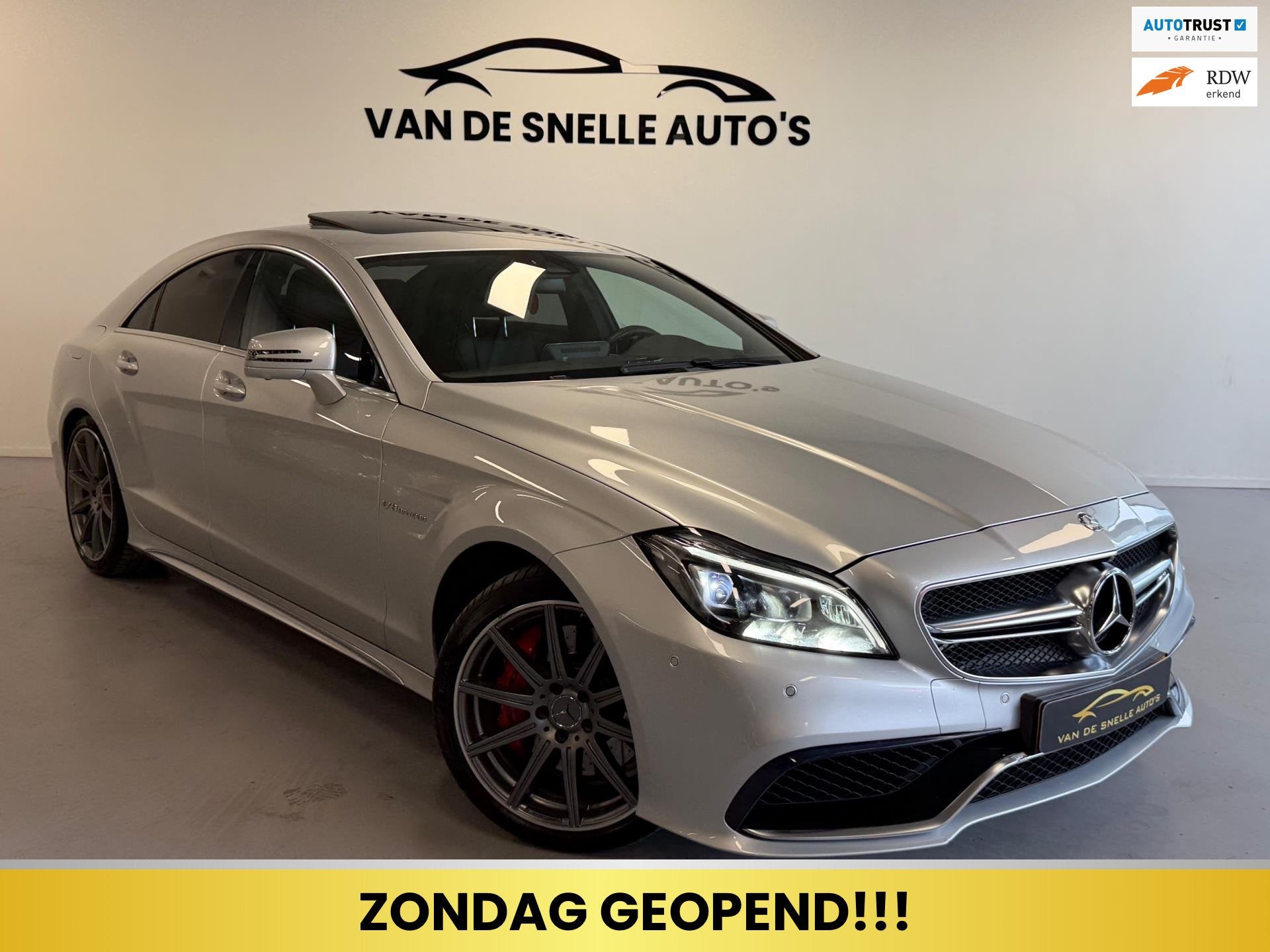 Mercedes-Benz CLS 63 S AMG 4MATIC 360CAMERA/H&K/DEALERONDERH, Auto's, Automaat, 5461 cc, Gebruikt, Bedrijf