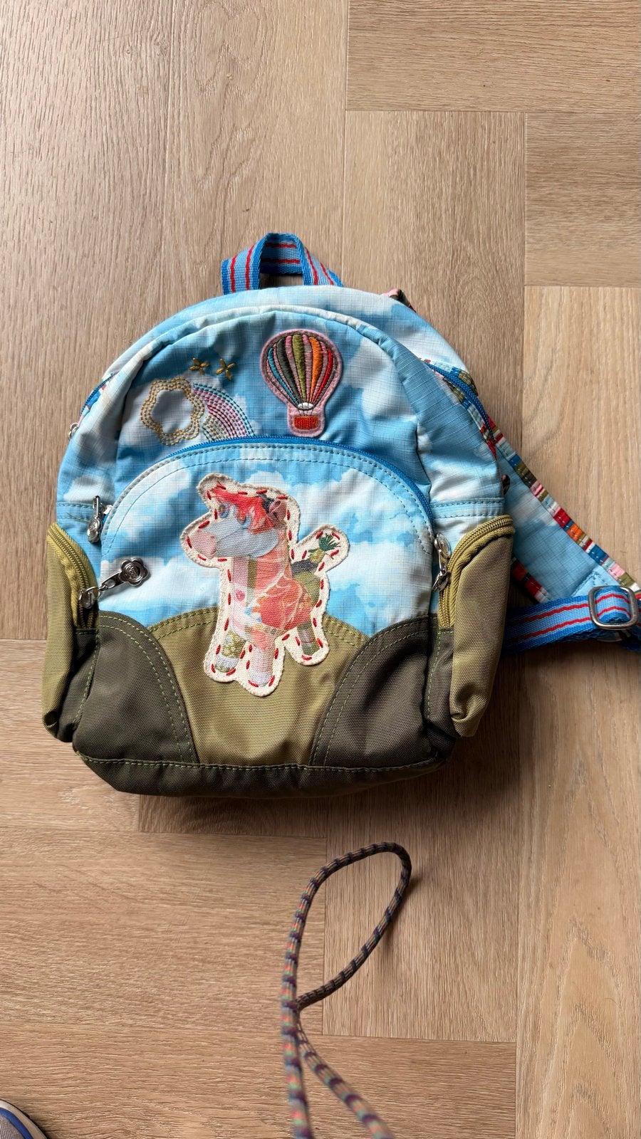 Oilily kinderrugzakje met vrolijke opdruk, Overige merken, Gebruikt, Minder dan 30 cm, Ophalen of Verzenden