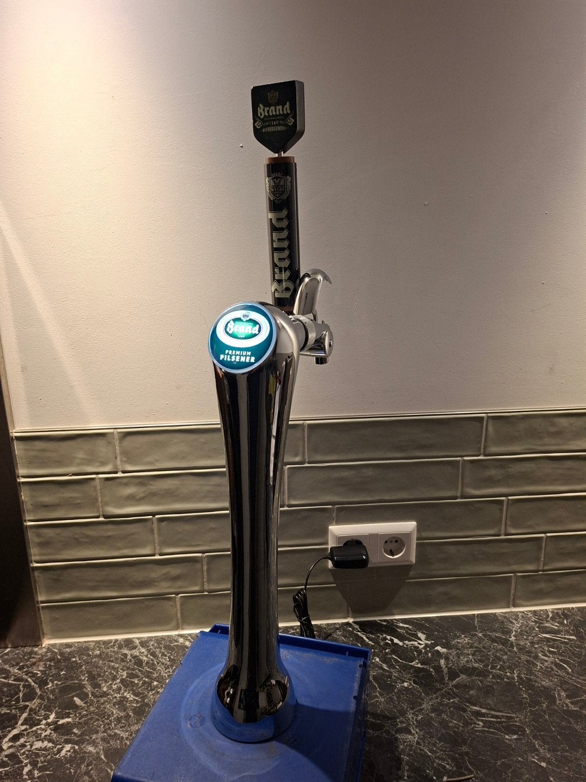 tapzuil tapkraan bierzuil biertap brand bier, Ophalen of Verzenden, Zo goed als nieuw, Overige merken