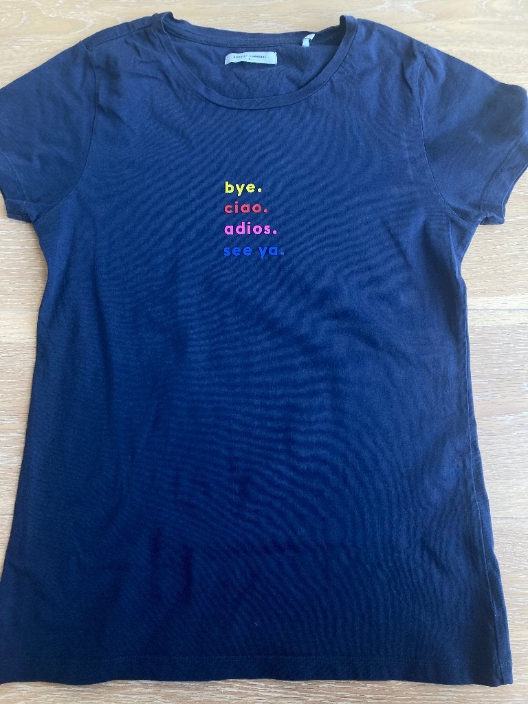 Blauw T-shirt van Distrikt Norrebro mt. 158/164, Distrikt Norrebro, Meisje, Ophalen of Verzenden, Zo goed als nieuw