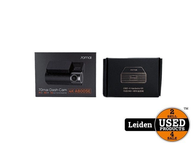 Dashcam 70MAI A800SE 3.0 " 4K 140, GPS + 70mai OBDII HW Kit, Flex Ltd., Zo goed als nieuw, https://flex.com/contact-us, Nobelstraat 10, 5807 GA Oostrum LB, Limburg, Nederland