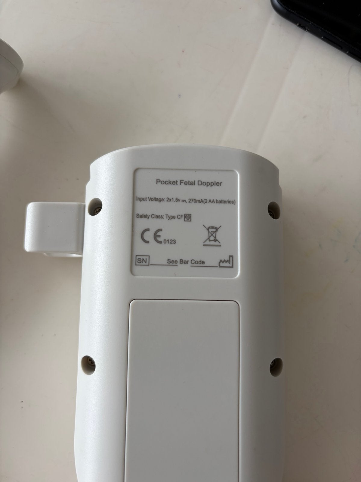 Pocket Foetale Doppler - Luister naar de hartslag van je bab, Ophalen of Verzenden, Gebruikt