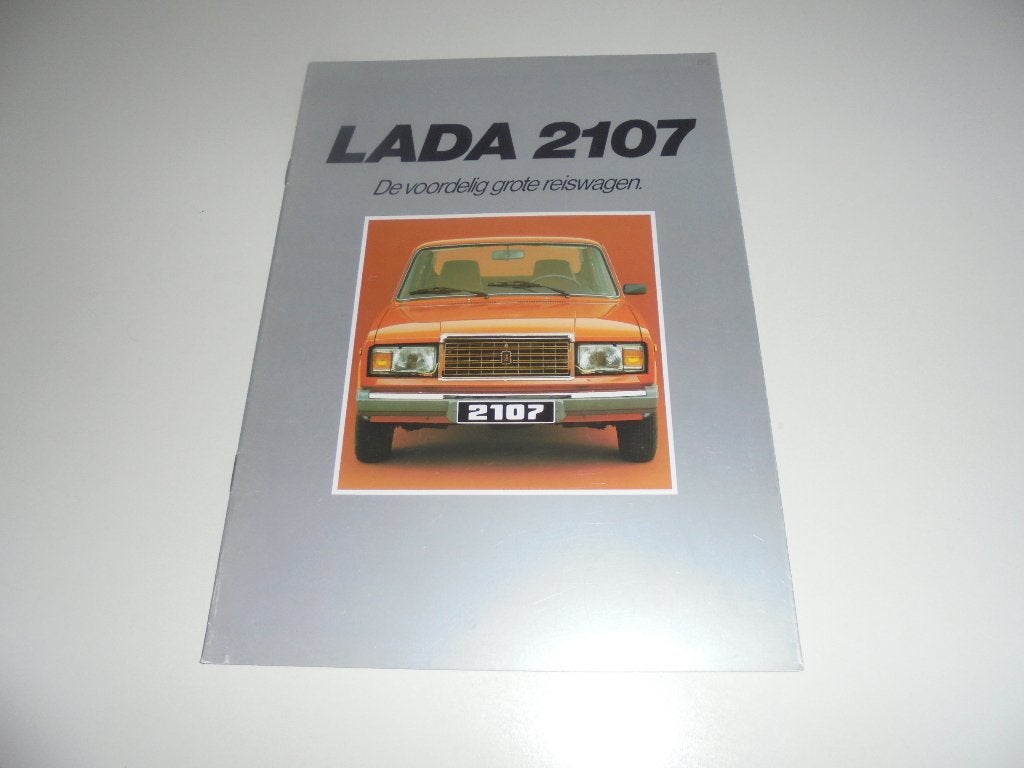 brochure Lada 2107 modellen 1986, MISDRUK, Ophalen of Verzenden, Zo goed als nieuw, Overige merken
