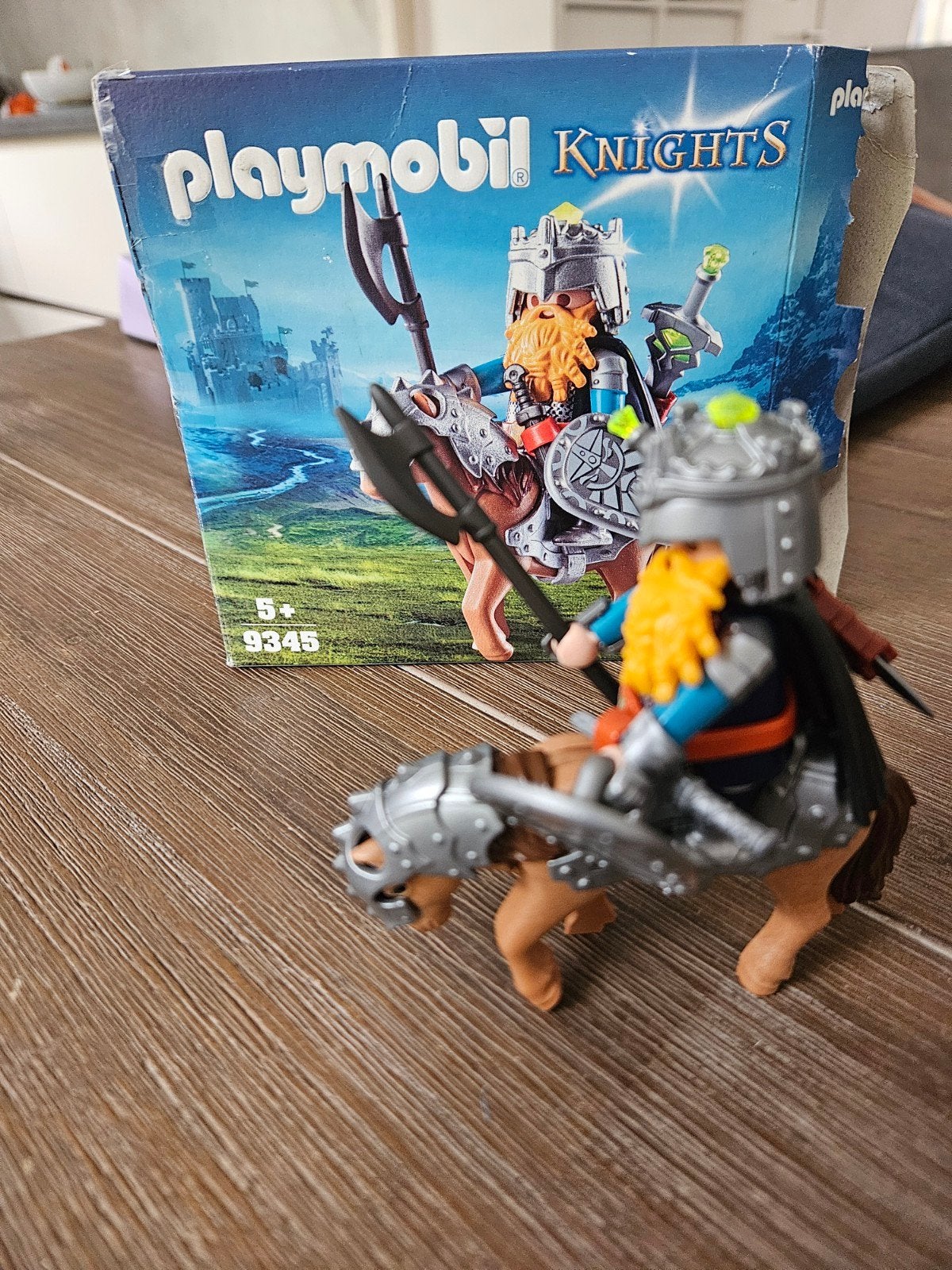 Playmobil Knights 9345 Ridder met Paard, Ophalen of Verzenden, Gebruikt